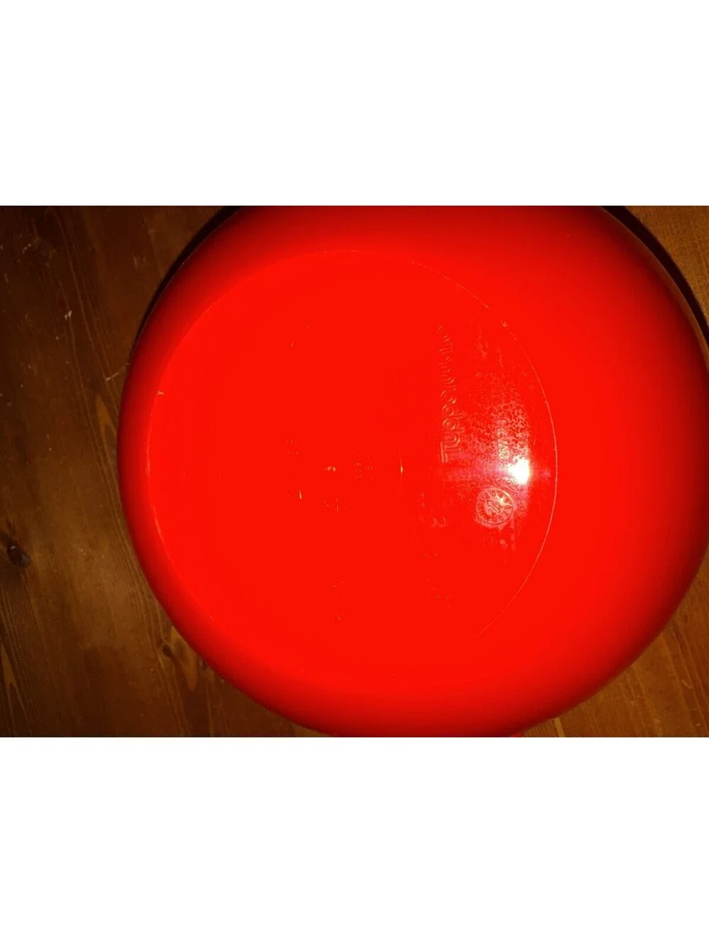 Tupperware Thatsa Mixing Serving Jr Bowl 12 Cup 2.75L Red w/ White Lid #2677